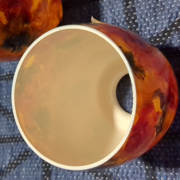 Patriot Lighting 2 - 1/4 inch Fitter Fire Pit Glass Lamp Shade - Picture 3 of 10